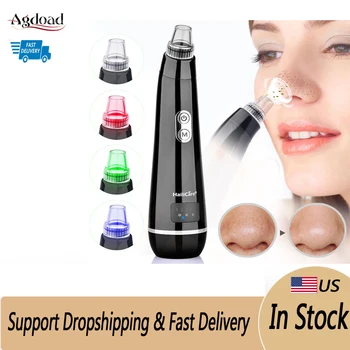 

Agdoad Blackhead Remover Pore Acne Pimple Removal Face T Zone Nose Oil Dirty Deep Cleaner Vacuum Suction Facial Care Beauty Tool