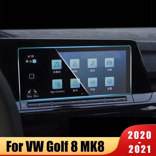 Pellicola in vetro temperato per Volkswagen Tiguan 2021 2022 8 pollici auto  infotainment radio gps navigazione schermo protezione cruscotto - AliExpress