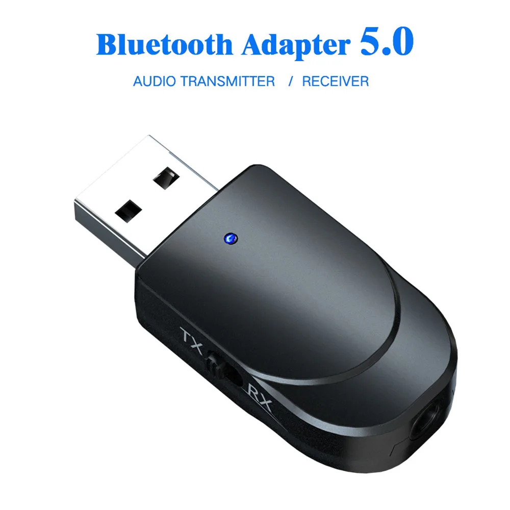 Аудиоприемник + передатчик 2 в 1 Bluetooth 5 0 RCA 3 мм кабель AUX разъем стерео USB