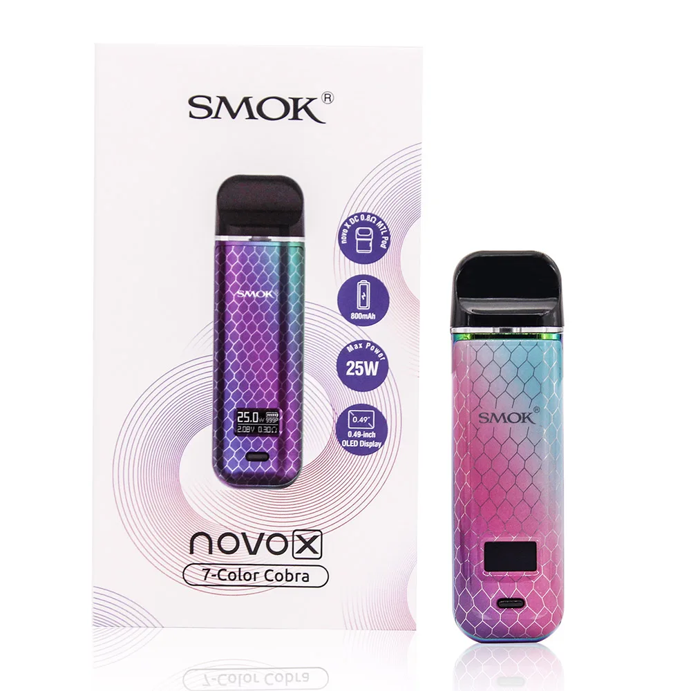 Newest SMOK NOVO X Pod Vape KIT DC MTL Cartridge Electronic Cigarette