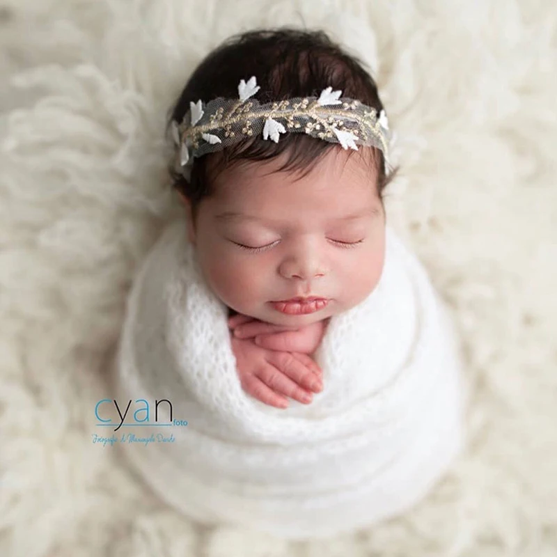 

Baby Newborn Photo Girl Headbands Floral Lace Bebe Flower Infant Hair Accessories for Newborn Bebe Photography Props Headwear