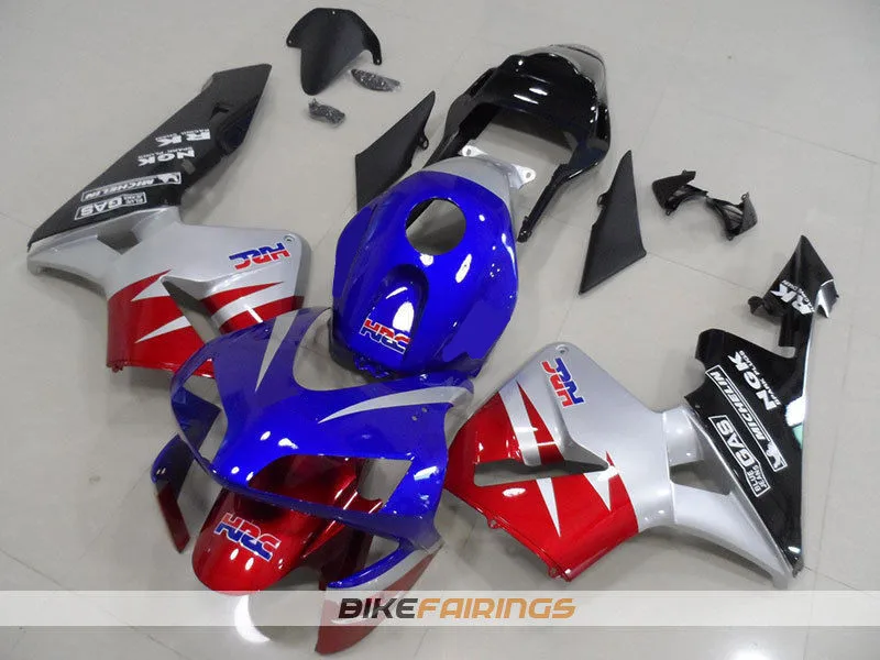 

4 Gifts New ABS Injection Mold Motorcycle Full Fairings Kit Fit For Honda CBR600RR F5 03 04 2003 2004 bodywork set Red Blue
