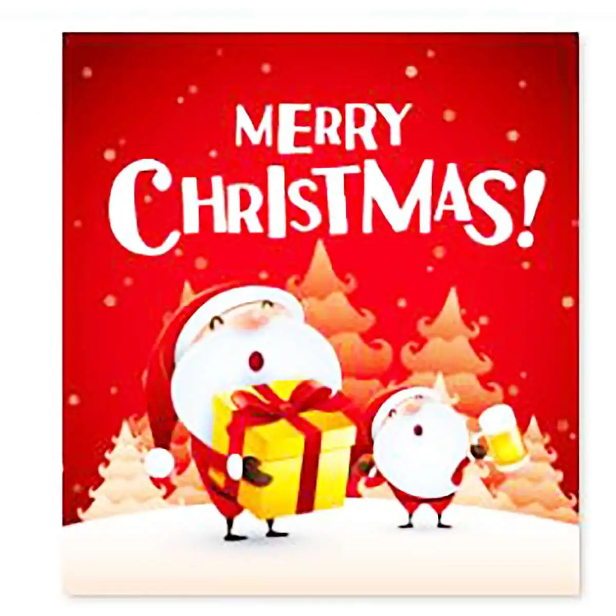 Type 4 Merry Christmas занавеска для ванной, водонепроницаемый Рождественский коврик для ванной с Санта Клаусом, крышка для унитаза, полиэстер/фланелевая занавеска для душа - Цвет: Type 4