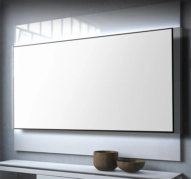 Hkasth 16:9 som acústico transparente fixo quadro