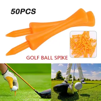 

Golf Tee Plastic Tees Club Holder Practice 50pcs 70mm Cushion Top Outdoor Sporting Practical Training Top Tipped Tee