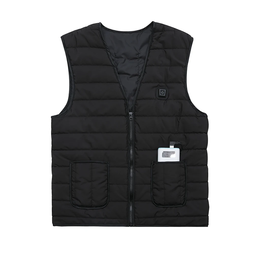 Heating Vest Для мужчин и женщин Открытый USB инфракрасный тепловой жилет гибкая электрическая теплая зимняя куртка одежда для спорта Пешие прогулки езда - Цвет: Heating Vest