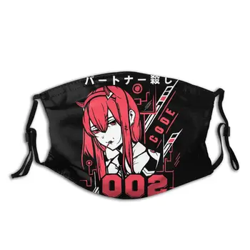 

Anime DARLING In The FRANXX Zero Two With Replaceable Filters Mouth Mask