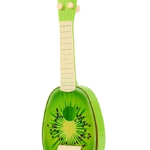 Дети Раннее Образование четыре струнные гитары-фрукты игрушка воспроизводимый музыкальный инструмент гитара подарок родитель-ребенок музыка дети игрушки