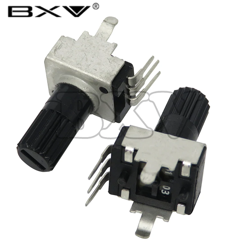 10PCS RV09 Vertical 12.5mm Shaft 1K 2K 5K 10K 20K 50K 100K 0932 Adjustable Resistor 9 Type 3pin Seal Potentiometer multiturn potentiometer linear potentiometer rotary potentiometer trimmer potentiometer adjustable resistor electronic components
