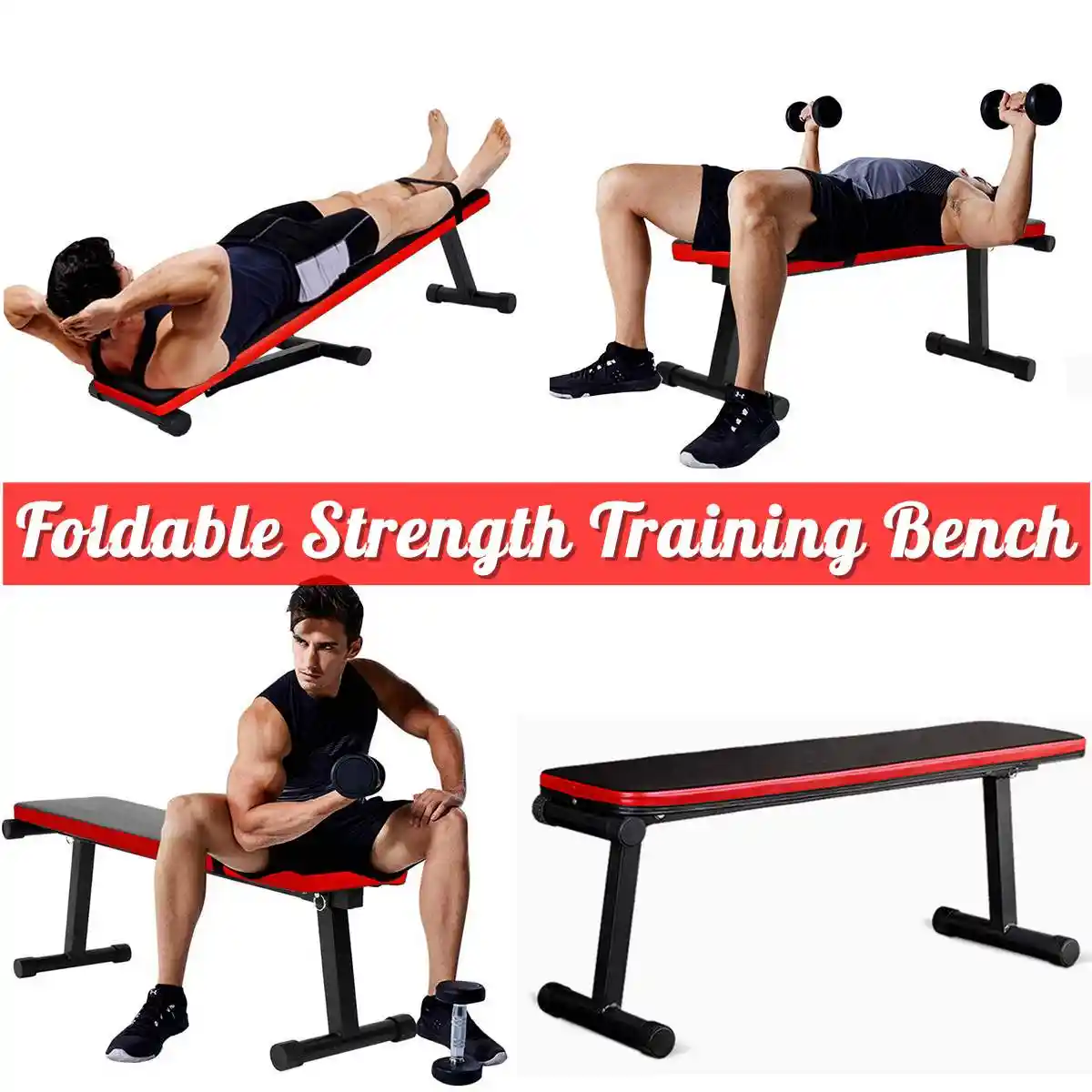 Folding Bodybuilding Bench Press Musculation Weight Bench Sit Up Benches Home Gym Weights Exercise Workout Fitness Equipments Sit Up Benches Aliexpress