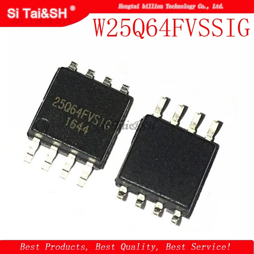 5 шт. W25Q64FVSSIG W25Q64 SOP8 SOP 25Q64FVSSIG SMD W25Q64FVSIG 25Q64FVSIG новый оригинальный | Электронные