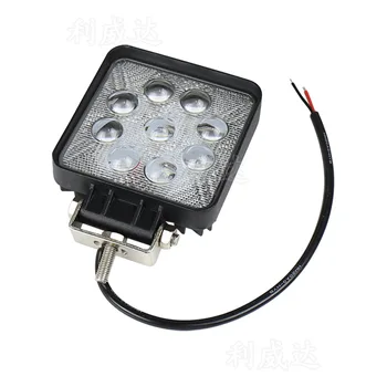 

Square Auto Inspection Lamps 27W Lens Car Spotlight Floodlight LED Work Light