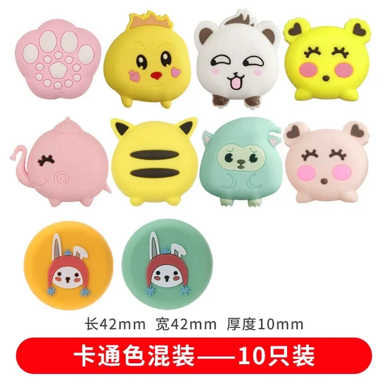 

Hot selling Door touch silica gel anti-collision hole free household plastic door stopper buffer door handle,cartoon sticker