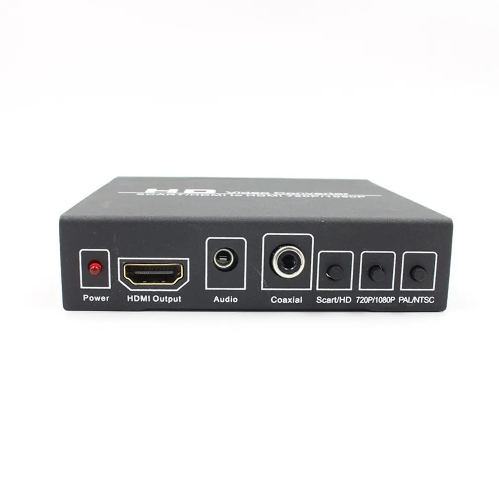 SCART+ HDMI в HDMI конвертер видеосигнала адаптер Поддержка HD 1080 P/720 P для Смарт ТВ ПК ноутбук проектор