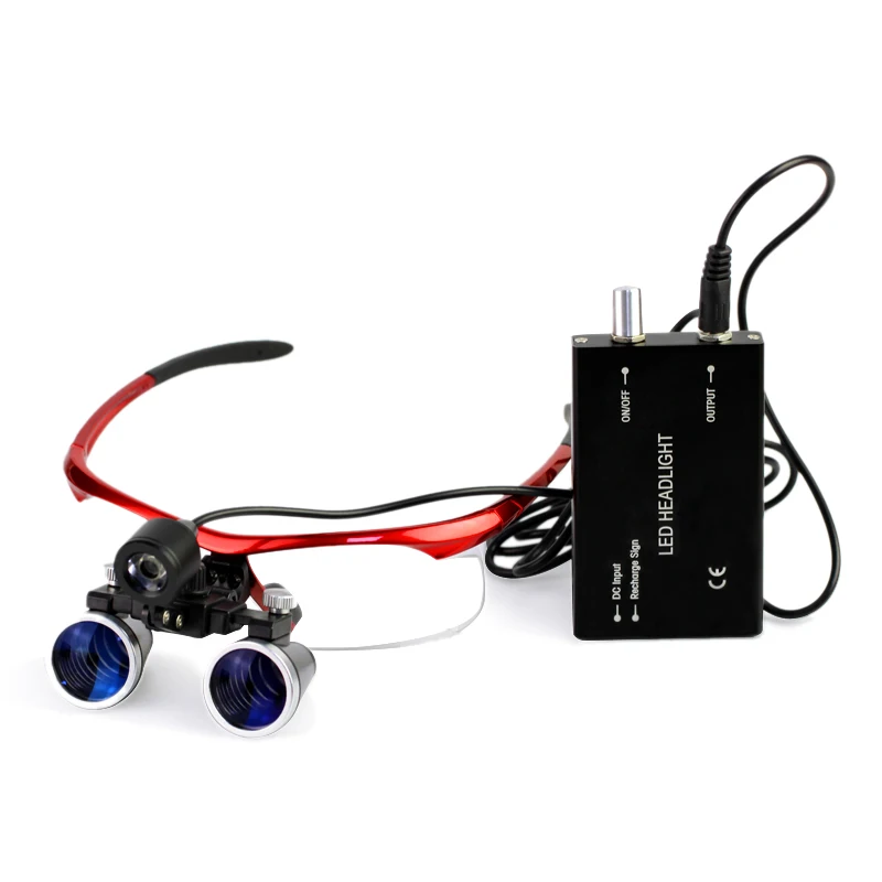 Dental Loupes with 3 W Head Light Dentist Binoculars Medical Operation Magnifying Glasses Lupa Surgery Surgical Magnifier Dental Loupes with 3 W Head Light Dentist Binoculars Medical Operation Magnifying Glasses Lupa Surgery Surgical Magnifier