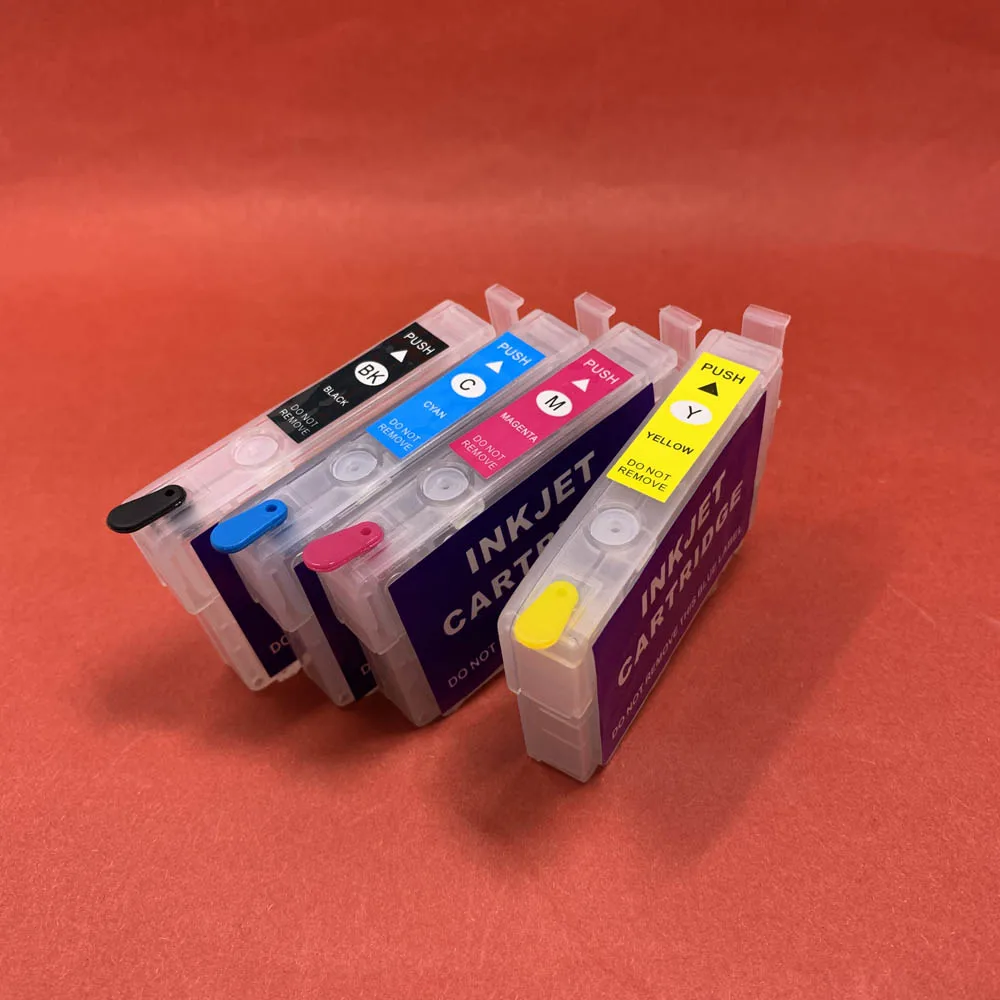 

YOTAT Empty Refillable Ink Cartridge with ARC chip T34XL T3471 T3472 T3473 T3474 for Epson Workforce Pro WF-3725DWF WF-3720DWF