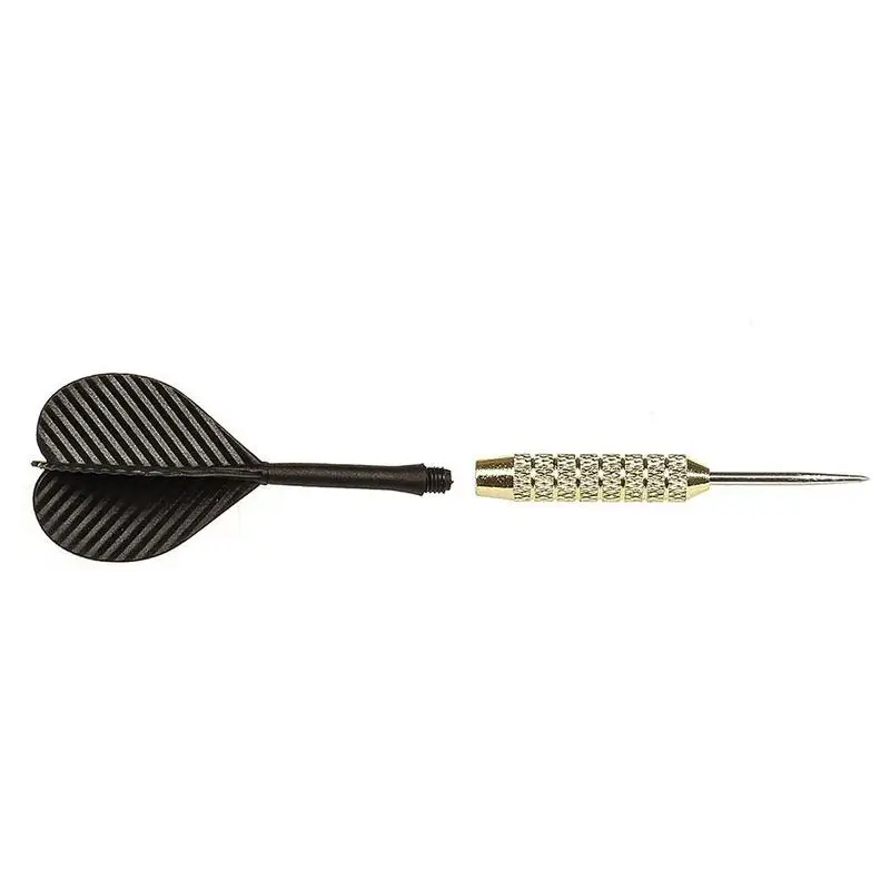 Set di freccette professionali da 3 pezzi, punta in metallo da 22 g, canna in ottone inciso con precisione, con custodia per freccette con protezione per albero in nylon extra  18