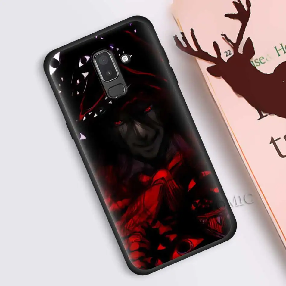 Алукард Hellsing Жесткий Чехол для samsung Galaxy J8 J6 J4 A6 A7 A8 A9 плюс M10 M20 M30 S M40 силиконовый чехол для телефона с изображением на задней панели Чехол
