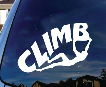 

Rock Climbing Vinyl Decal window Sticker Wall Shoes Spikes Knot Lanyard Cliff Sticker Vinyl Decals window window decal