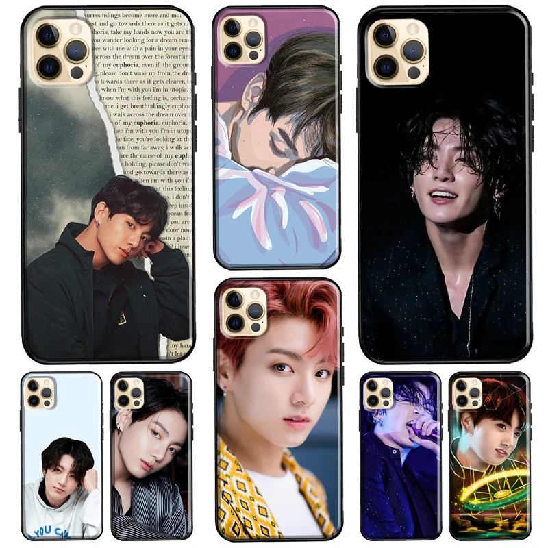 Jeon Jungkook Case For iPhone XR X XS Max 5S 6S 7 8 Plus SE 2020 11 12 13 Pro Mini Phone Cover | Мобильные телефоны и