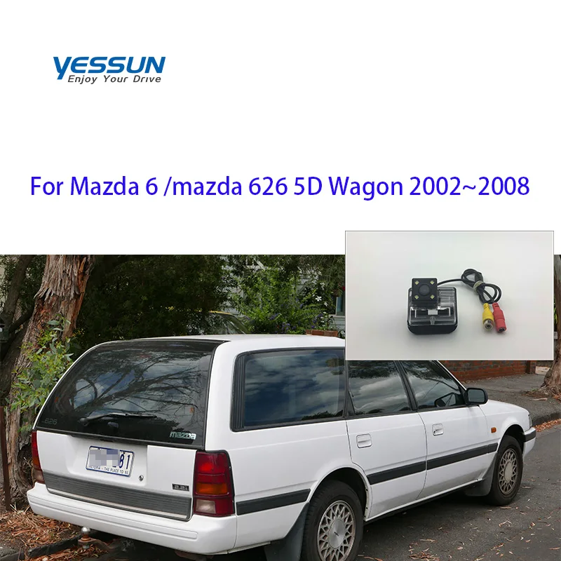 

Автомобильная камера заднего вида Yessun для Mazda 6, mazda 626, 5D, универсал, 2002 ~ 2008, камера для парковки/номерного знака