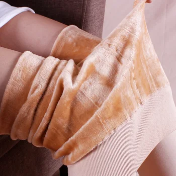 

Women's Spring and Autumn Winter Style Light Leg Useful Product Durable Thread Patyhose Base Socks Thick plus Velvet Fleshcolor