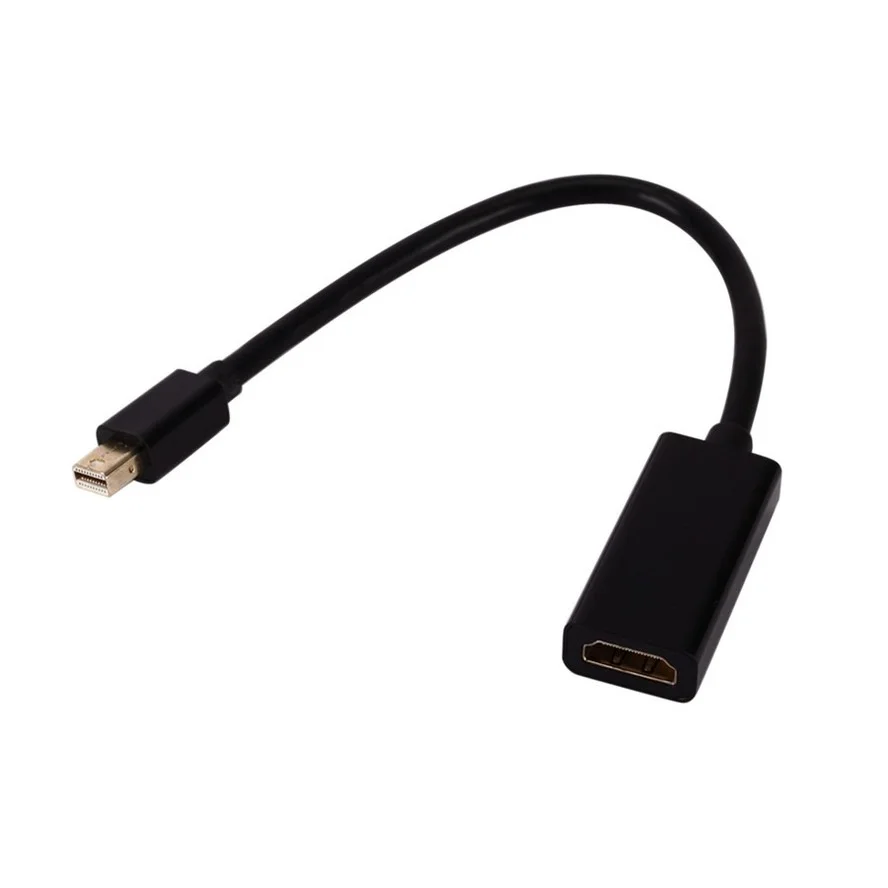 HDMI to AV Adapter Mini Display Port DP Male to HDMI-compatible Female Adapter Converter Cable For Apple Mac Macbook Pro Air Laptop