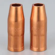 2 шт. MIG промывочный наконечник сопла 200258 1/" отверстие подходит для Миллера M25 M40 Хобарт пистолет