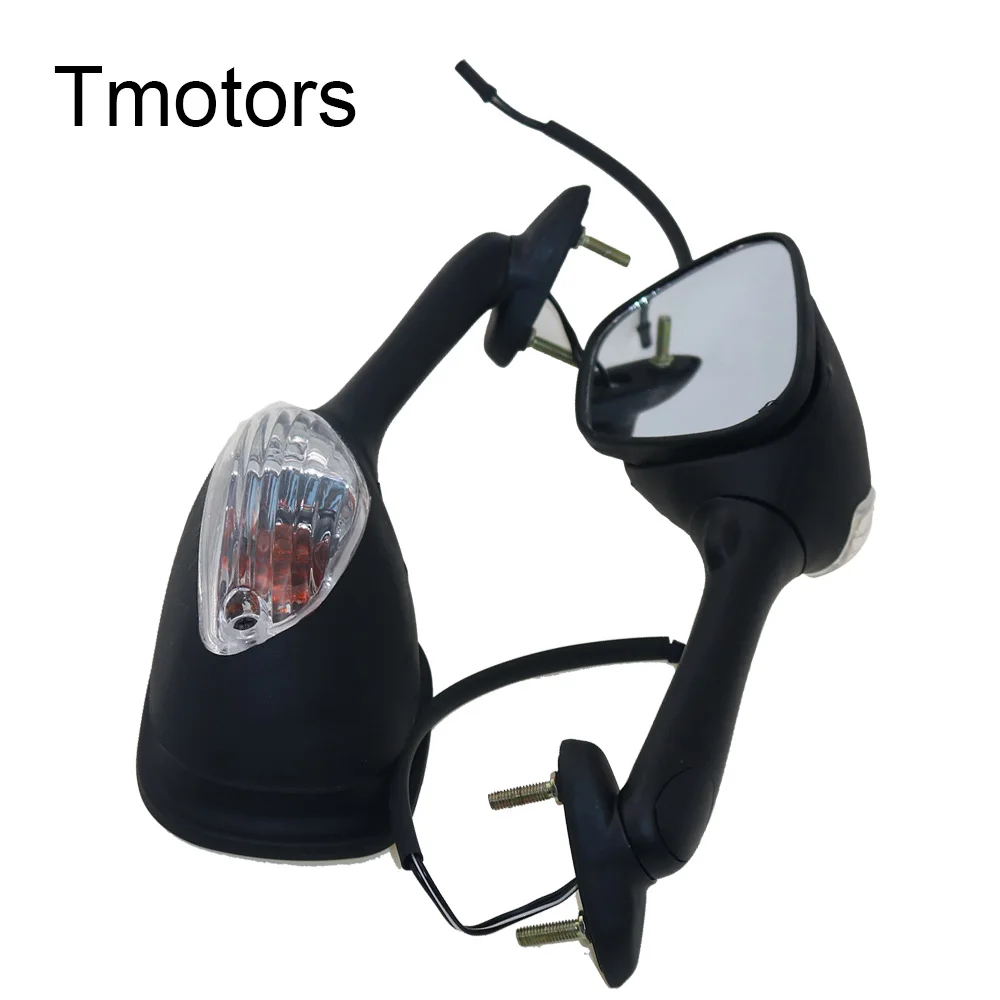 Мотоцикл зеркало заднего вида с поворотным сигналом светильник Зеркало для Suzuki