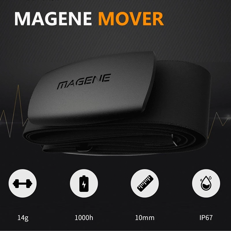 Купить Датчик сердечного ритма MAGENE Bluetooth 4 0 ANT совместим с GARMIN для компьютера IGPSPORT бега | Велокомпьютеры (1005002780783518)