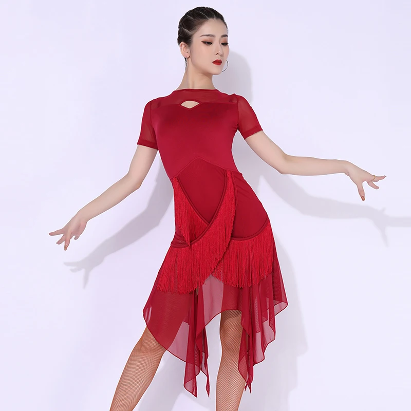 Women Latin Dance Pants Tango Salsa Performance Tassel Dancing Practice  Trousers Fringe Cha Cha Ballroom Costume Pants Clothes : :  Clothing, Shoes & Accessories