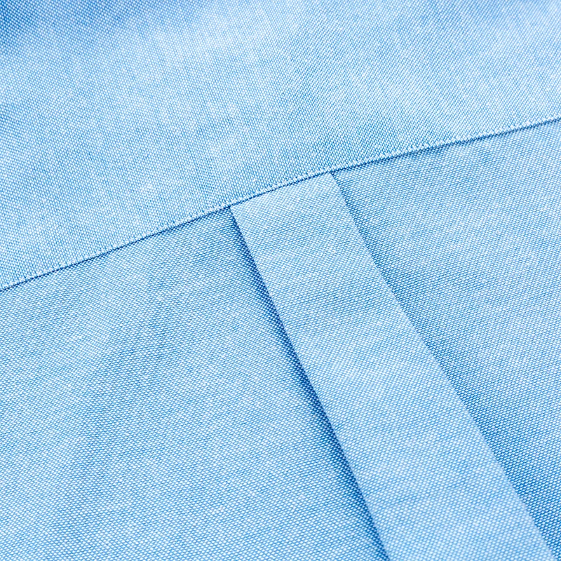 Зимняя плотная Мужская рубашка оксфорд из 60% хлопка с длинным рукавом приталенная однотонная теплая мягкая бархатная деловая повседневная мужская рубашка