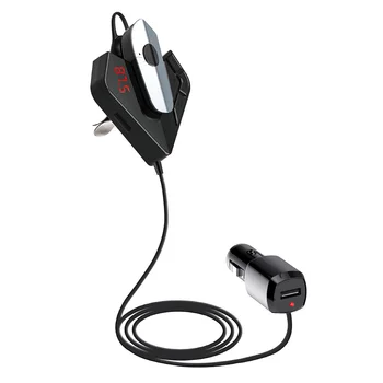 

Stereo Sound Handsfree Audio Support TF Card USB Charger Auto FM Transmitter Radio Car MP3 Player Aux Bluetooth 5.0 Modulator