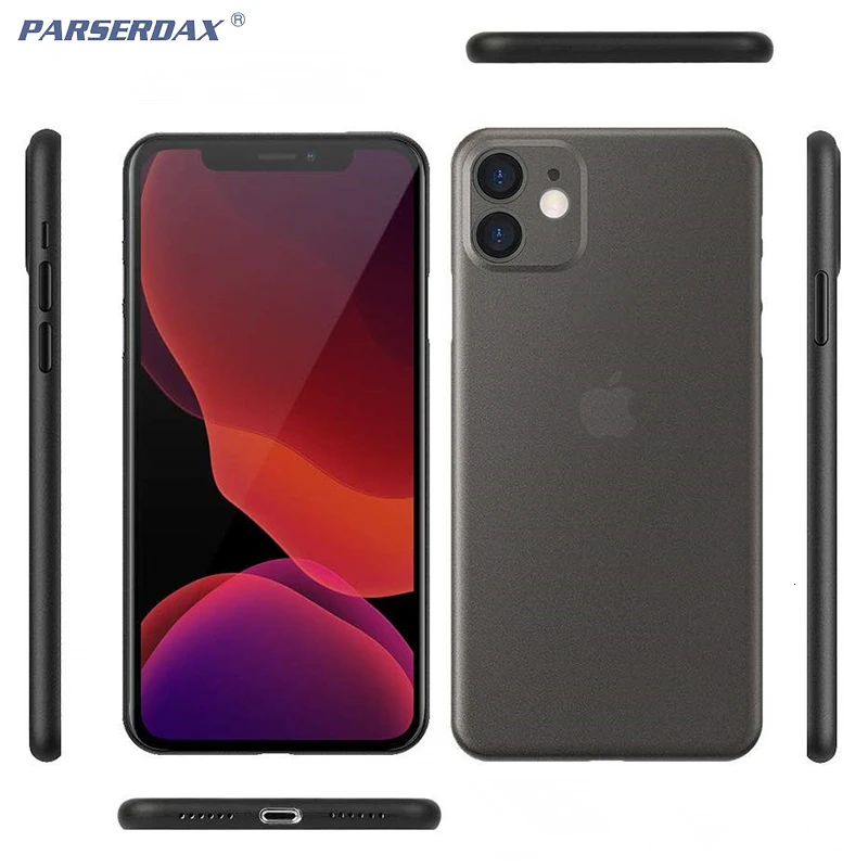 100Pcs Ultra Thin Matte Hard Cover For iPhone 12 11 Pro Max X XS XR 8 7 Plus 6 6S 5 5S SE 2020 Fingerprint Resistant Phone Case |