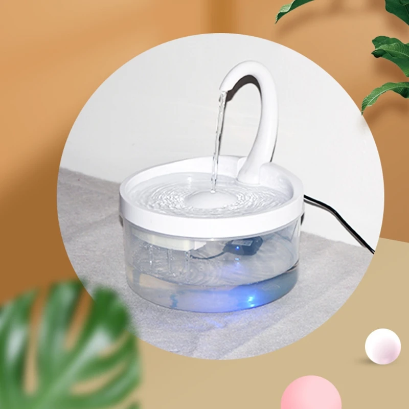 2021 New Intelligent Cat Drinking Water Fountain Automatic Circulating Water Dispenser Food Dispenser Cat Fountain Bowl