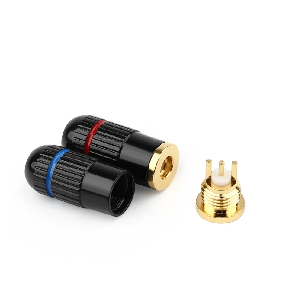 2 пары для MMCX женские наушники контактный разъем для UE900 SE535 SE215 W10 W20 W30 HiFi наушники припоя провода разъем бериллиевой меди
