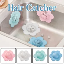 

Kitchen Filter Hair Catcher PVC Drian Cover Hair Stopper with Suction Cups for Bathtub, Kitchen Sink, Bathroom Sink Shower Drain
