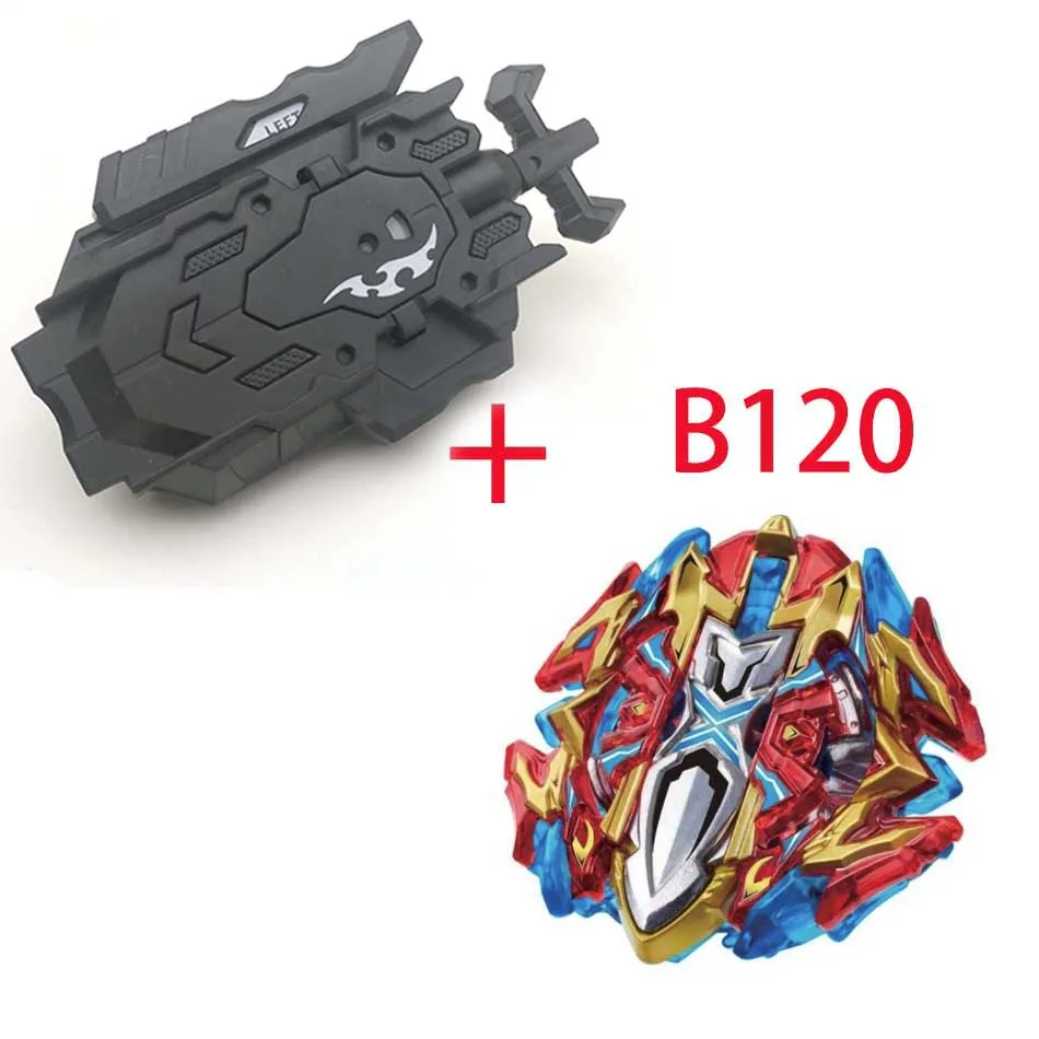 Оригинальный спиннинг модель Beyblade Burst B 120 с пусковым устройством Bayblade Bey Blade Metal