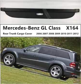 

For Rear Trunk Cargo Cover For Mercedes-Benz GL Class X164 GL350 GL400 GL450 GL550 2006-2012 High Qualit Security Shield Accessories