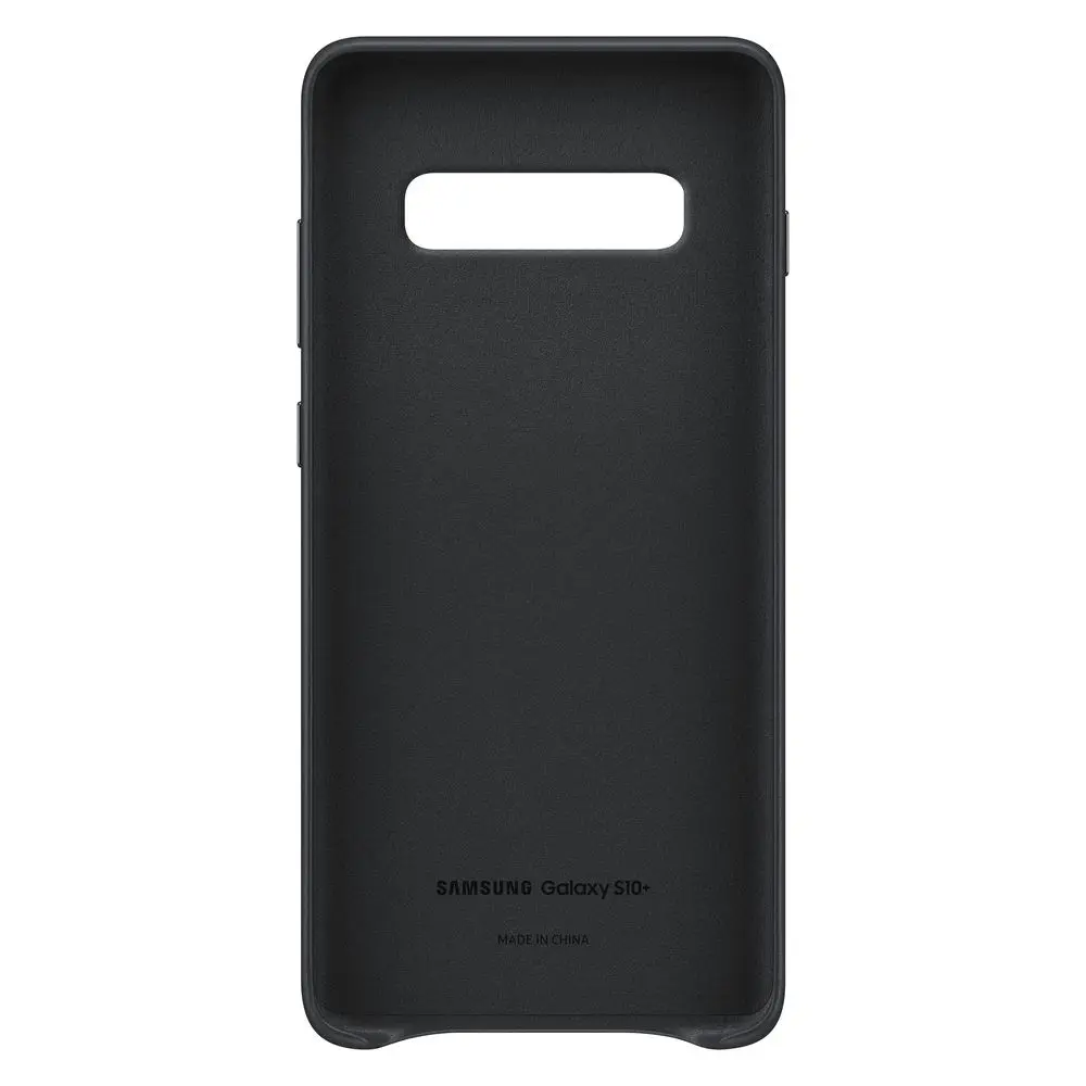 Чехол Samsung Leather Cover Galaxy S10+ Черный