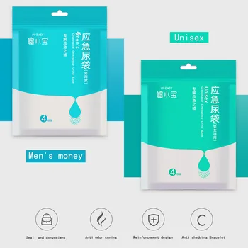 

4Pcs Convenient Using Outdoors Jam Emergency 700 ml Emergency Portable Car Urine Bag Vomit Bags Mini Toilet Mobile Toilets