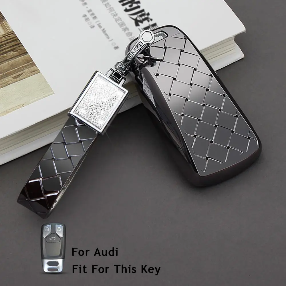 Option 5 Подходит для идеальный автомобиль чехол для ключей Набор чехол Брелок для Audi A5 A6L QT S5 S7 8S S4 8 Вт RS A4 A4L Allroad B9 Q5 Q7 TT TTS 8S и формирующая листы для кровли 4 м - Название цвета: Option 5