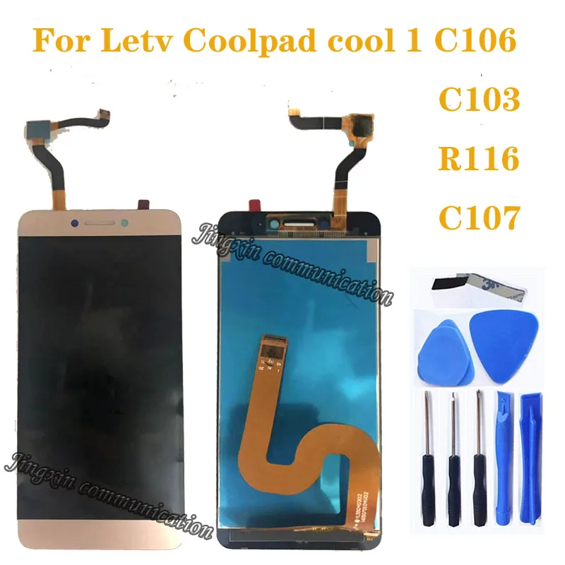 

NEW LCD display For Letv Le LeEco Coolpad Cool 1c Cool1 Dual C106 R116 C103 LCD Touch Screen Digitizer Assembly Repair kit