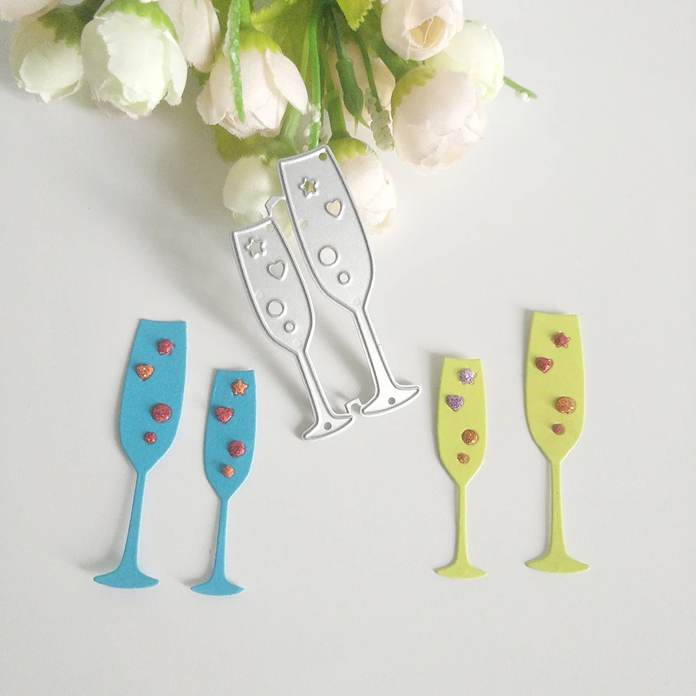 

New style goblet cutting dies DIY scrapbook, embossed card making, photo album decoration, handmade craft