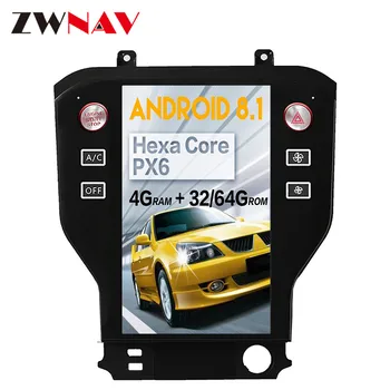 

Tesla vertical touch screen car multimedia player for Ford Mustang 2015+ Android 8.1 radio audio video stereo gps navi head unit