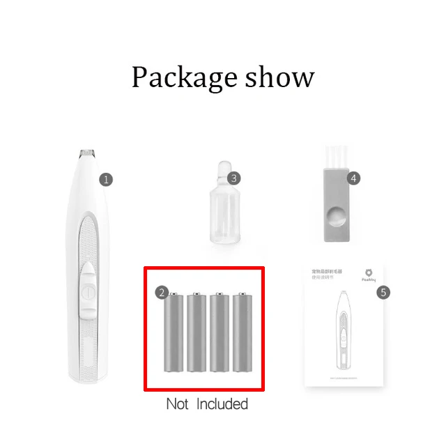 Model 2 Xiaomi Mi Pawbby Pets USB Перезаряжаемый триммеры для волос профессиональная собака/кошка уход за домашними животными электрические машинки для стрижки волос домашних животных бритва - Цвет: Model 2