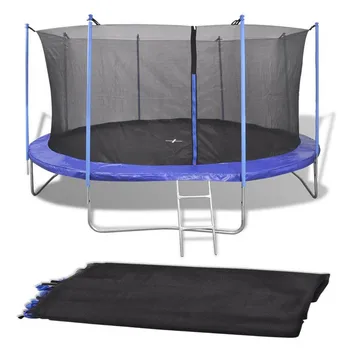 

3.96M Outdoor Trampoline Protective Net Anti-fall High Quality Jumping Pad Safety Net Protection Guard Replacement Parts
