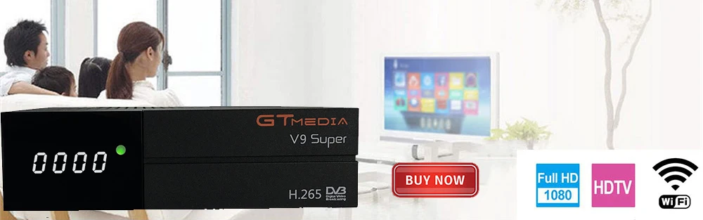 GDVB-S2 GTMedia V9 Супер Спутниковый ресивер bult-в WiFi satfinder с 1 год Испания Европа Cccam 7 линия Full HD V9 супер