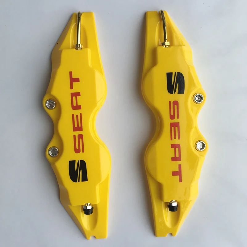 

Free Shipping ABS Plastic Auto Style Disc Brake Caliper Covers Seat Logo For Seat Leon Ibiza Altea Cordoba Toledo Car Styling