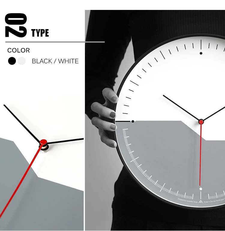 Nordic Large Wall Clock Metal Living Room Silent Modern Simple Luxury Wall Watch Mechanism Hidden Stash Reloj Cocina Decor SC319